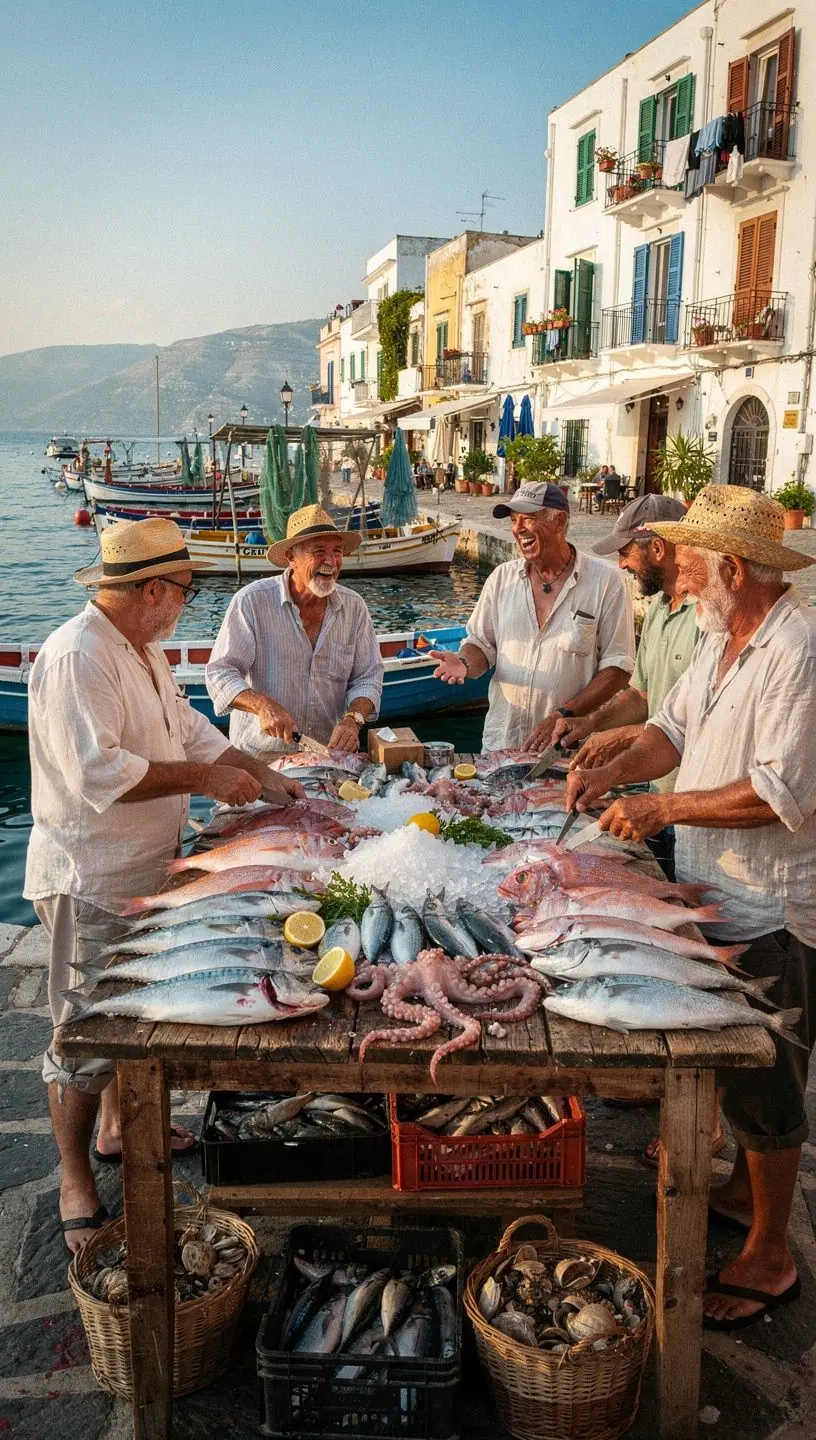 Διαδικασία προετοιμασίας παραδοσιακού ελληνικού φαγητού.