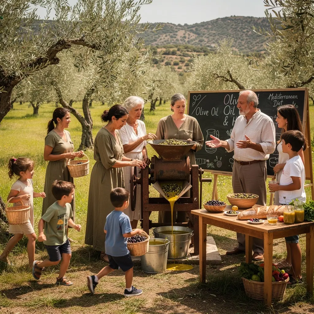 Εικόνα μιας παραδοσιακής ελληνικής ταβέρνας με φρέσκα υλικά.